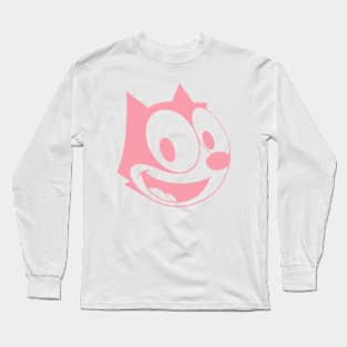 Pink Cat Long Sleeve T-Shirt